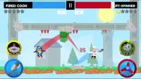 salta ninja batalla 2 jugador Screen Shot 7