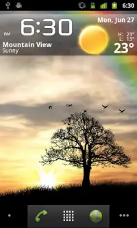 Sun Rise Free Live Wallpaper Screen Shot 2