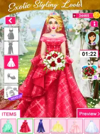Wedding Dressup Game for girls Screen Shot 9