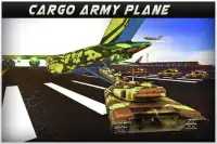 सैन्य टैंक ट्रांसपोर्टर जेट: कार्गो सेना टैंक Screen Shot 2