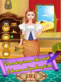 エジプトの王女サロンの女の子のゲーム Screen Shot 4