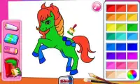 Pony coloring game Screen Shot 4