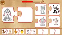 Animal Matching Puzzle for Kids-Name,Food,Home,Mom Screen Shot 4