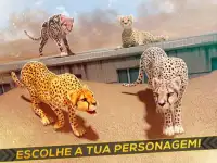 Leopardo vs Clã dos Leões! Corrida Selvagem Screen Shot 5