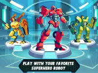 Super Hero Runner- Robot Games Screen Shot 5