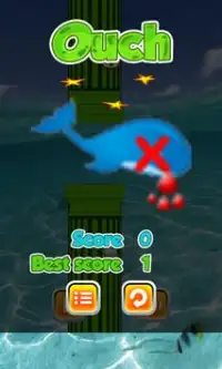Flappy Blue Whale Screen Shot 3