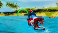 Water surfer moto fiets race Screen Shot 4