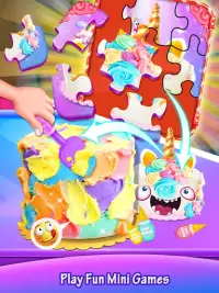 DIY Unicorn Cake - Rainbow Unicorn Food Screen Shot 2