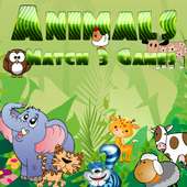 Animals Match 3 Games