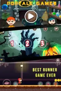 Halloween Game -  Spooky Town Endless Runner Screen Shot 6