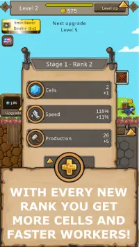 Fantasy Idle Castle - Clicker Mining Builder! Screen Shot 4