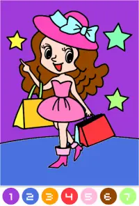 Dolls Color By Number : Coloring Book Screen Shot 3