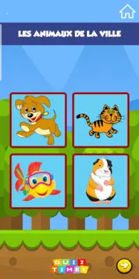 Les animaux pour enfants - de 3 à 12 ans Screen Shot 2