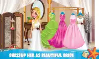 Mermaid Lady Wedding Makeover Game Screen Shot 4
