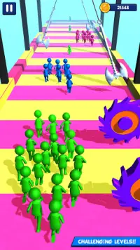 blob Join runner Clash 3D-crowd run city fun race Screen Shot 1