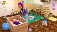 本物の母親の赤ちゃんゲーム3 d：バーチャル家族シム2019 Screen Shot 1