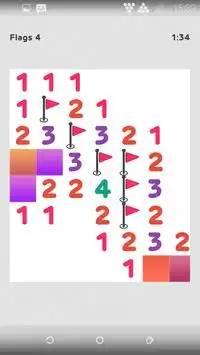 Flat Mines ( Minesweeper ) Screen Shot 3