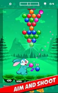 Space Bunny Bubble Spinner Screen Shot 2