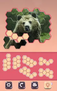 Block hexa puzzle - Animals Jigsaw Screen Shot 6