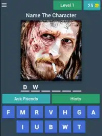 TWD - Character Quiz Screen Shot 6