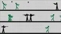 Stickman vs Zombies Screen Shot 1