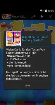 kinder Memory Spiel HD Screen Shot 1