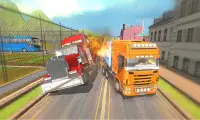 รถบรรทุกบรรทุกสินค้าขนาดใหญ่ City Driver Simulator Screen Shot 1