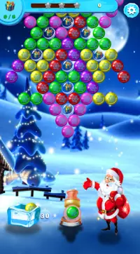 New Santa Christmas Bubble Shooter Screen Shot 4
