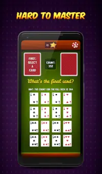 51 Shuffle - Card Counting Game Screen Shot 4