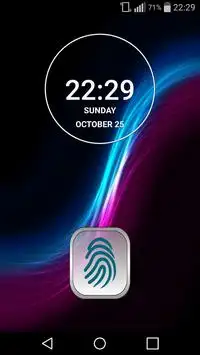 Fingerprint Lock Screen Broma Screen Shot 1