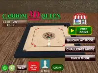 Carrom Queen: 3D Carrom Board Screen Shot 1