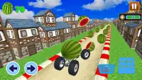 फ्रूट एंड वेजिटेबल स्मैश कारें: किड्स लर्निंग गेम Screen Shot 3