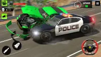 पुलिस पीछा करना गाड़ी खेल Screen Shot 1