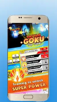 Saiyan Goku Tap Super Z DRAGON BALL Screen Shot 1