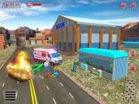 Ambulance Robot City Rescue Game Screen Shot 10