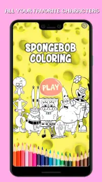 Sponge Coloring Screen Shot 0