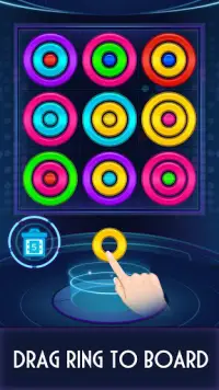 Puzzle Game : Color Rings Screen Shot 0