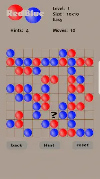 Red Blue, a logic puzzle. Screen Shot 4