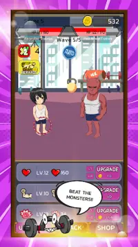 Idle Fight x Gym Screen Shot 2