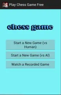 Play Chess Game Free Screen Shot 1