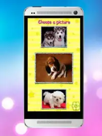 Puppy Dog Kids Picture Puzzle Screen Shot 3