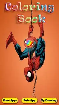 Learn to color the amazing Spider-man Screen Shot 0