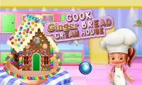 Ginger Bread House Cake Girls Cooking Game Screen Shot 6