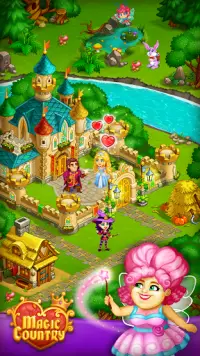 Magic Country: fairy farm and fairytale city Screen Shot 0