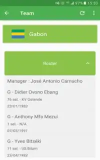 App for AFCON Football 2017 Screen Shot 13