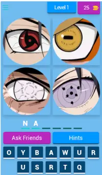 Anime Eyes Quiz Screen Shot 0