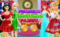 Dress up games for girl - Princess Christmas Party Screen Shot 0