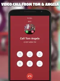 Video call From Tom & Angela cat lovely Screen Shot 2