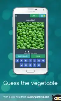 Guess the vegetable Screen Shot 0