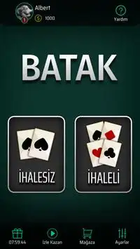 İnternetsiz Batak - İhale Screen Shot 1